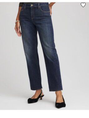 Chico's So Slimming Girlfriend Straight Ankle Jeans - NWT